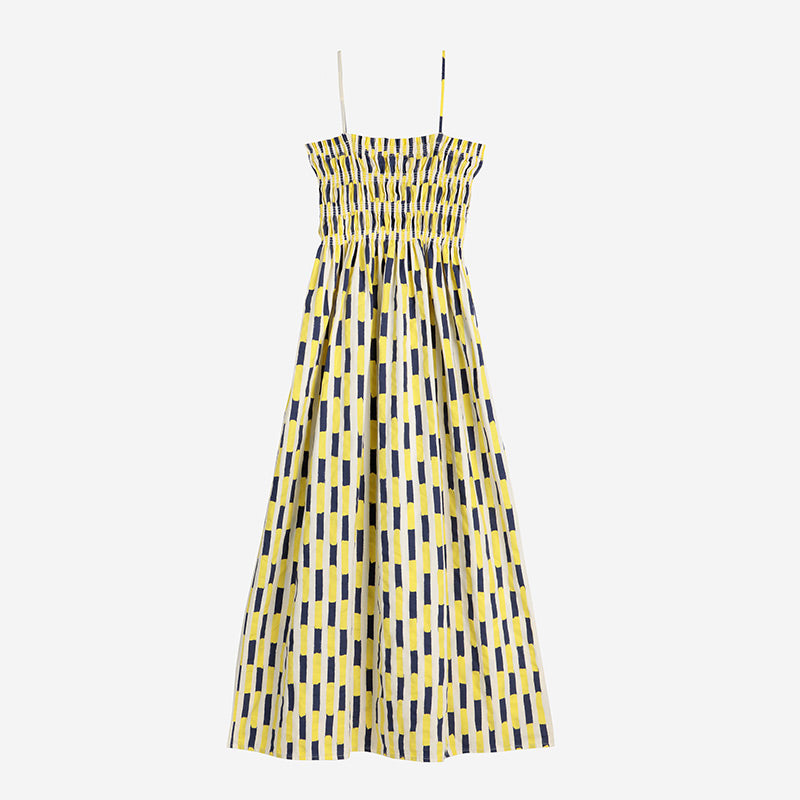 Bobo Choses Woman - Brush Strokes gathered bustier dress | Scout & Co