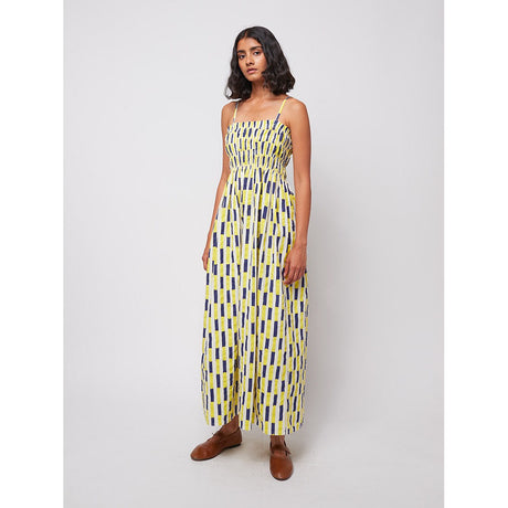 Bobo Choses Woman - Brush Strokes gathered bustier dress | Scout & Co
