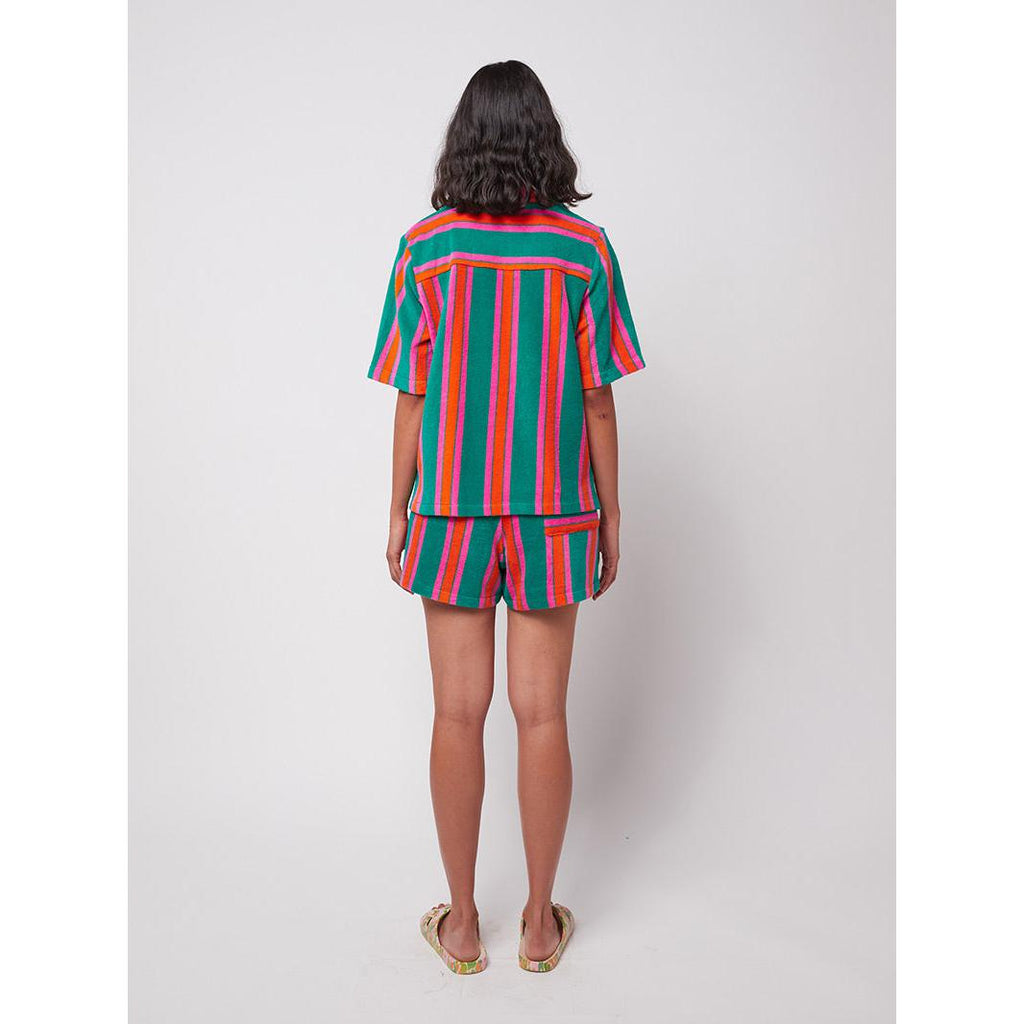 Bobo Choses Woman - Stripes terry shorts | Scout & Co