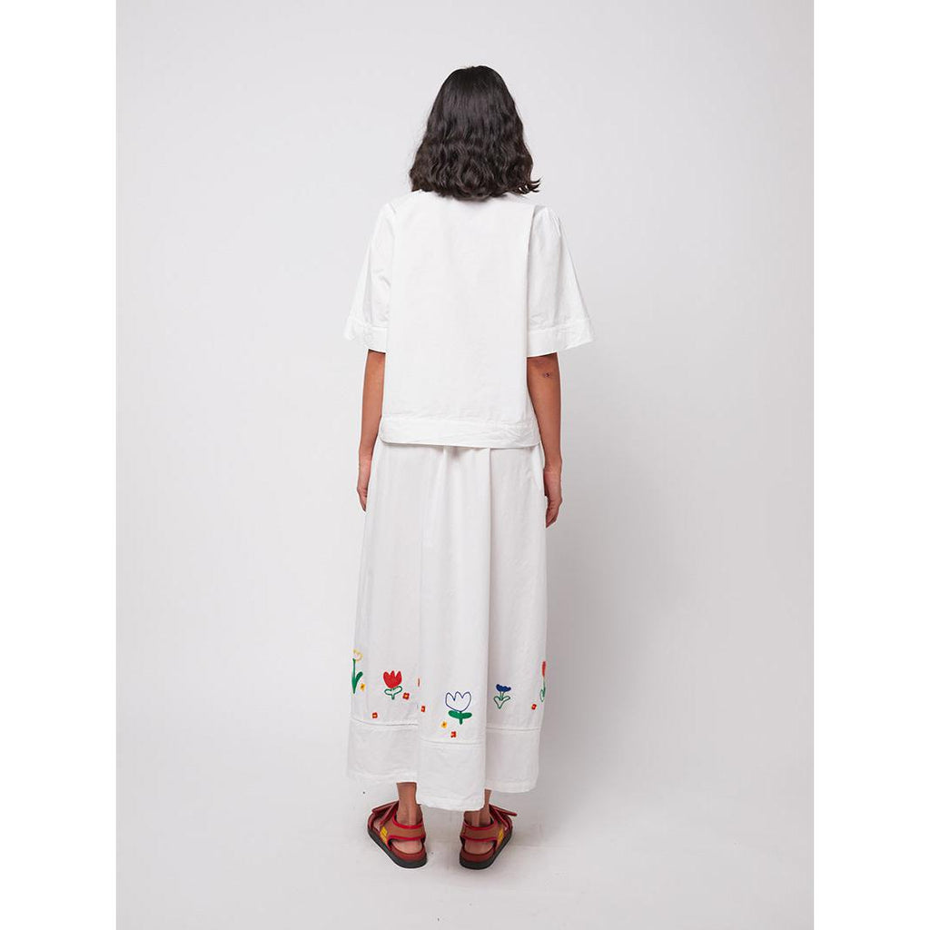 Bobo Choses Woman - Garden embroidery tie blouse | Scout & Co