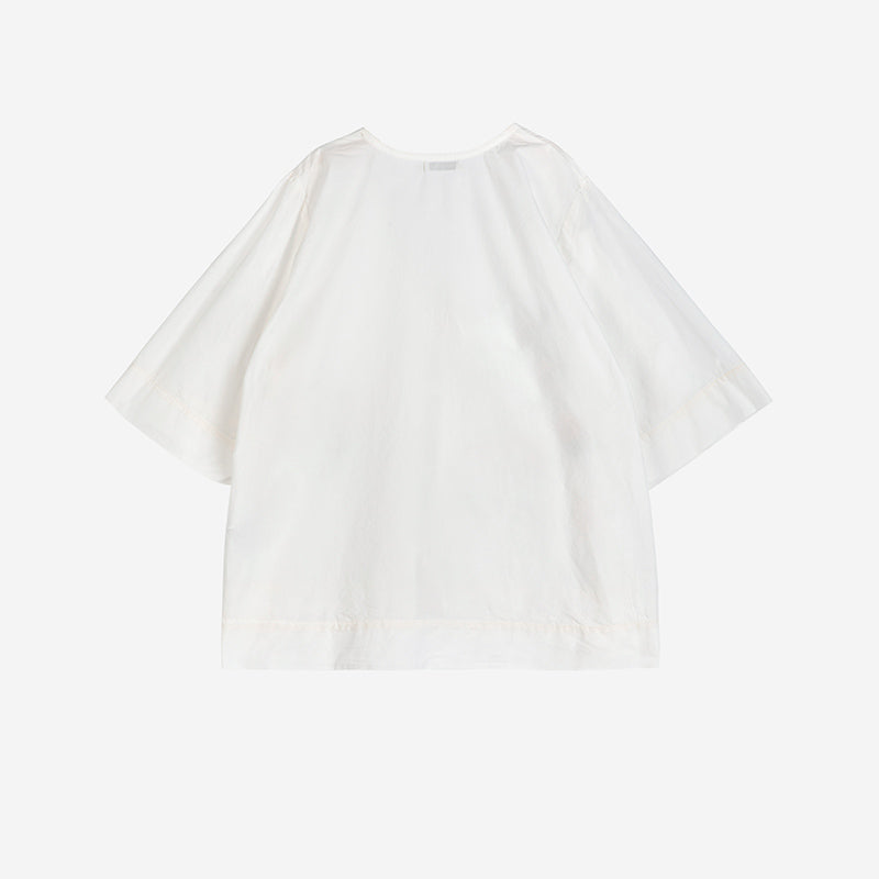 Bobo Choses Woman - Garden embroidery tie blouse | Scout & Co