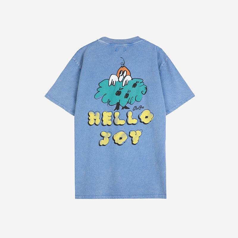 Bobo Choses Woman - Hello Joy unisex T-shirt - blue | Scout & Co