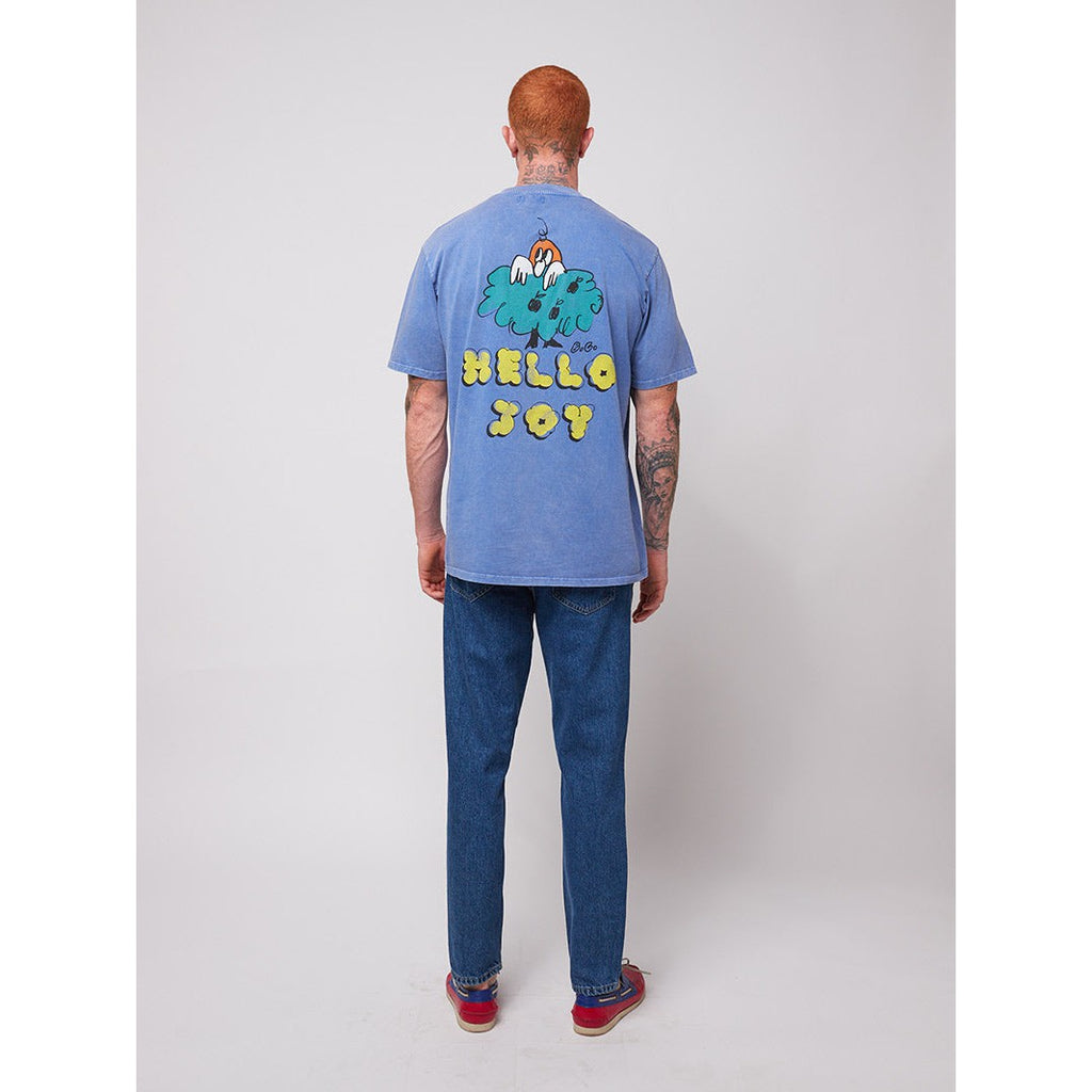 Bobo Choses Woman - Hello Joy unisex T-shirt - blue | Scout & Co