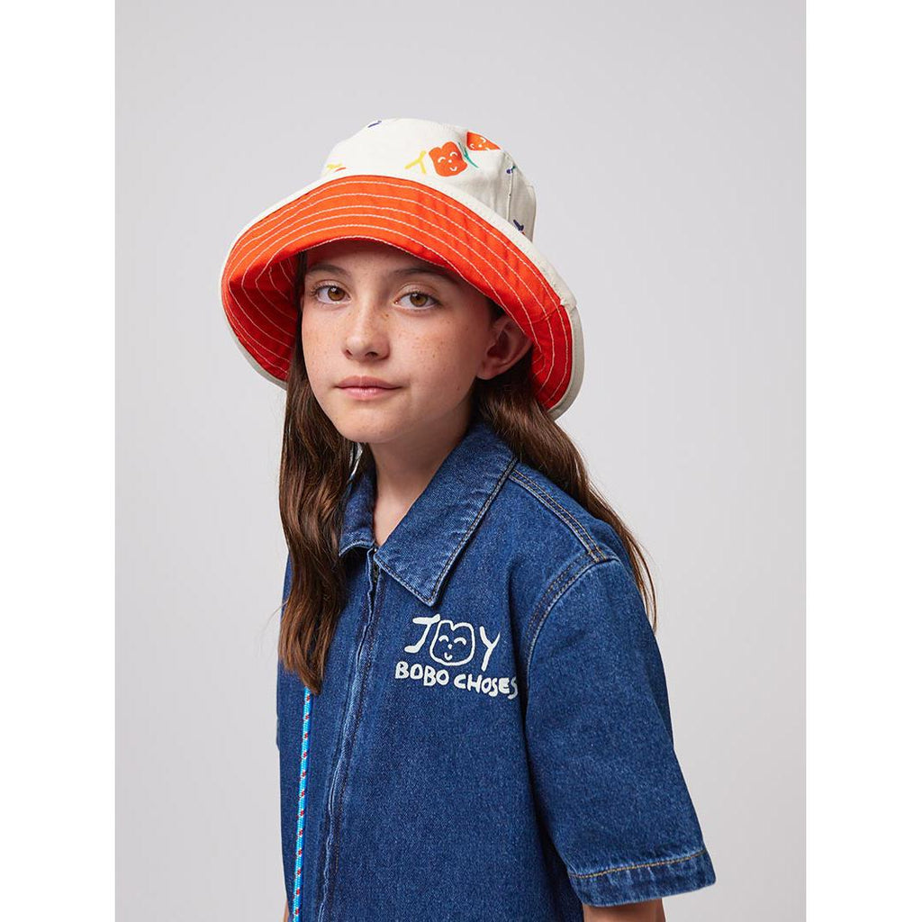 Bobo Choses - Joyful Face reversible hat | Scout & Co