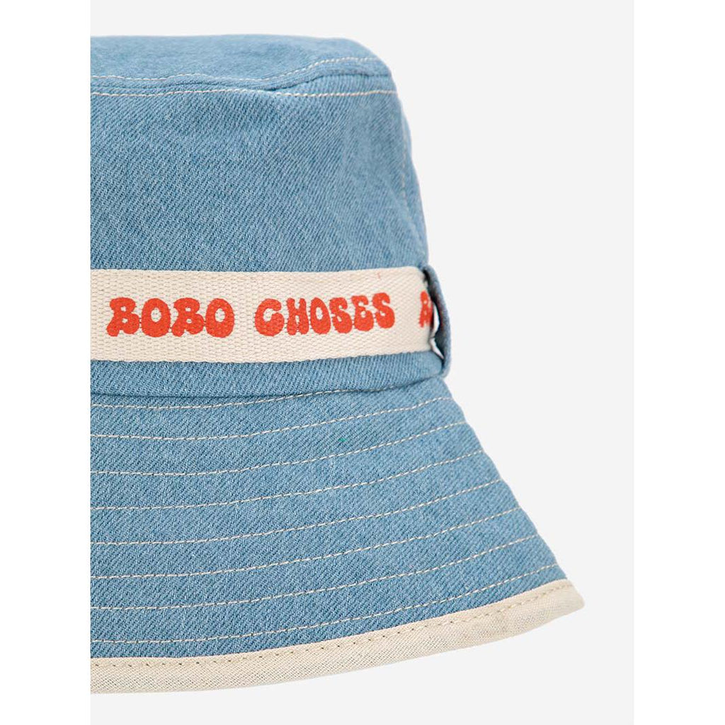 Bobo Choses - Light blue denim bucket hat | Scout & Co