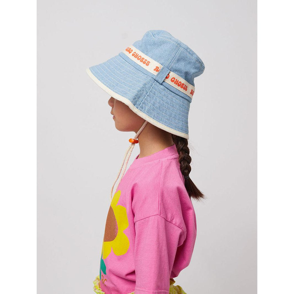 Bobo Choses - Light blue denim bucket hat | Scout & Co