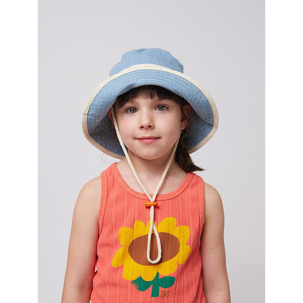 Bobo Choses - Light blue denim bucket hat | Scout & Co