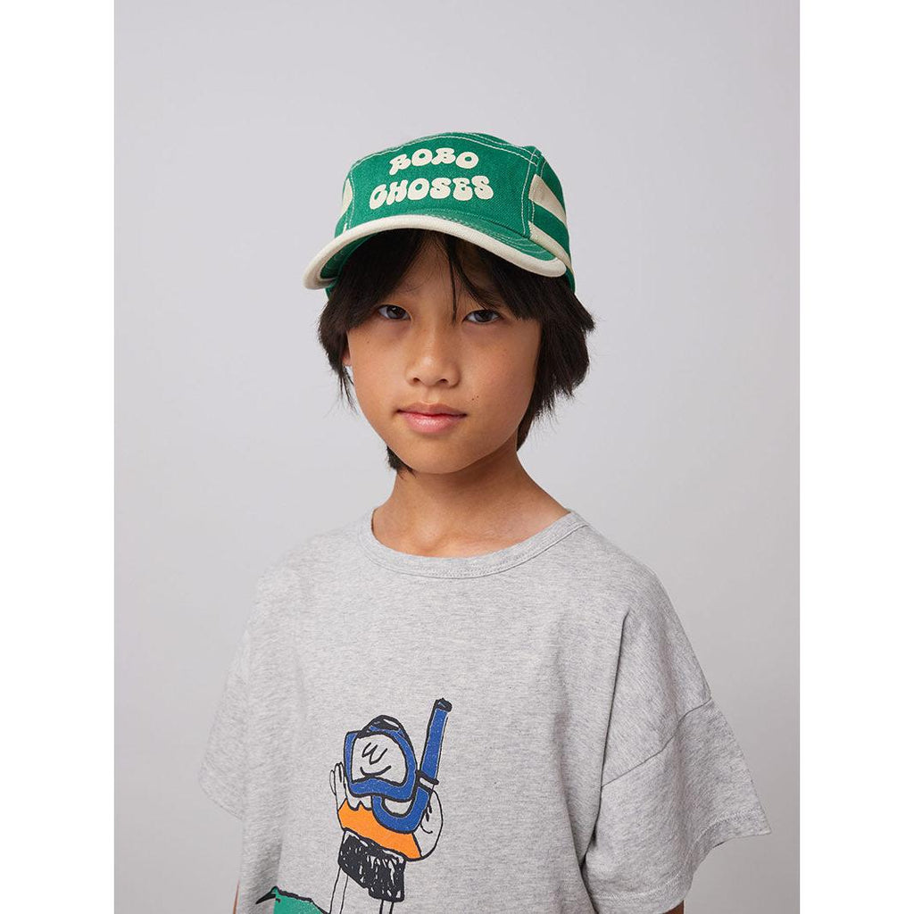 Bobo Choses - Green stripes cap | Scout & Co