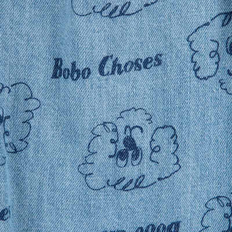 Bobo Choses - Pickles The dog all-over denim pants - baby | Scout & Co