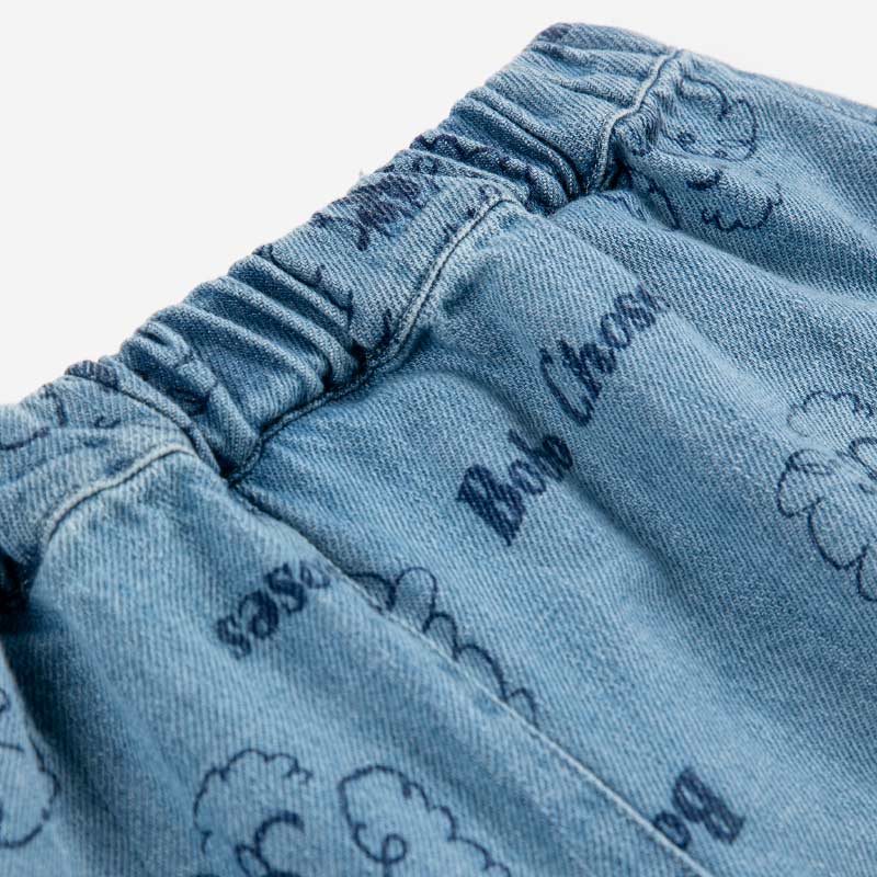 Bobo Choses - Pickles The dog all-over denim pants - baby | Scout & Co