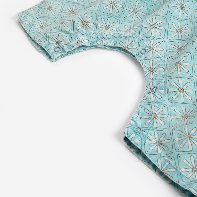 Bobo Choses - Daisy Mosaic all-over woven overall - baby | Scout & Co