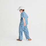 Bobo Choses - Pickles The Dog all-over light denim pants | Scout & Co