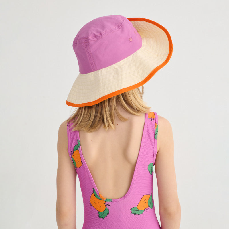 Bobo Choses - Tangerine all-over swimsuit | Scout & Co