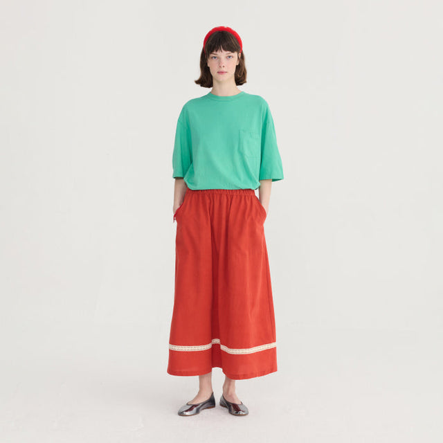 Bobo Choses Woman - Contrast trim evasé skirt | Scout & Co