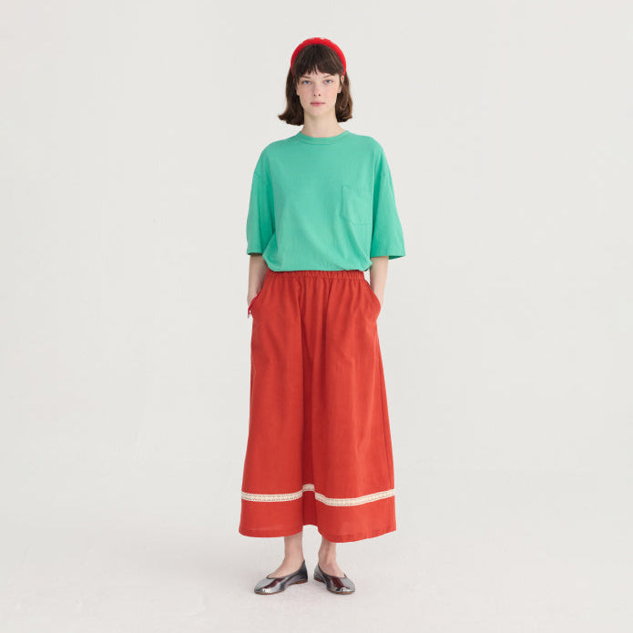 Bobo Choses Woman - Contrast trim evasé skirt | Scout & Co