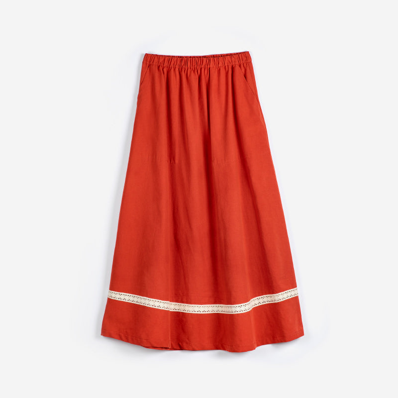 Bobo Choses Woman - Contrast trim evasé skirt | Scout & Co