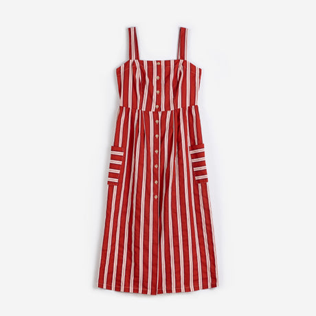 Bobo Choses Woman - Striped evasé strap dress | Scout & Co