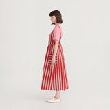 Bobo Choses Woman - Striped evasé strap dress | Scout & Co