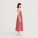 Bobo Choses Woman - Striped evasé strap dress | Scout & Co