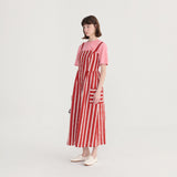 Bobo Choses Woman - Striped evasé strap dress | Scout & Co