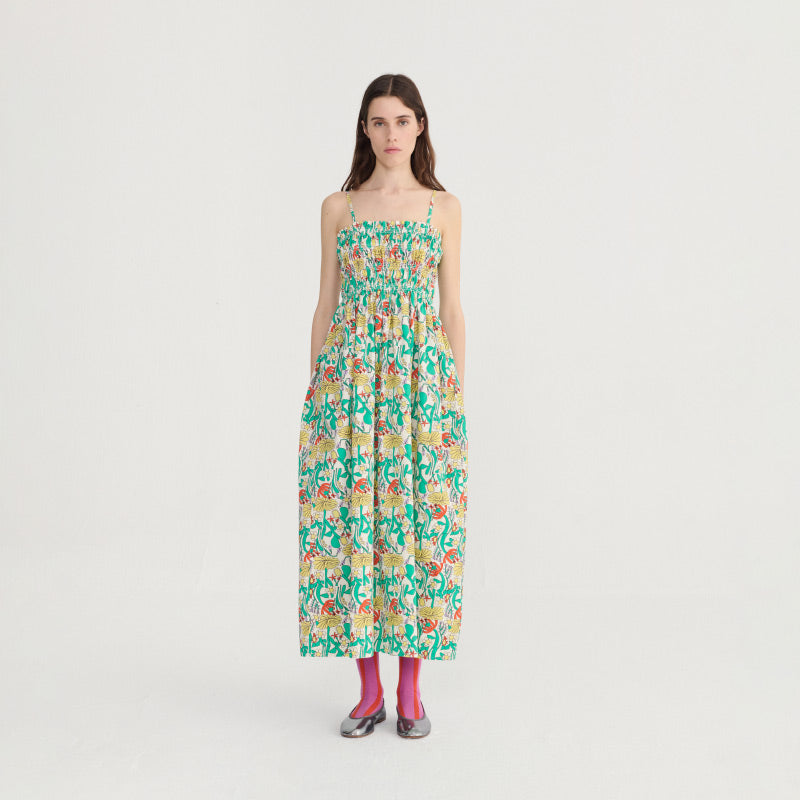 Bobo Choses Woman - Colour Herbalist gathered bustier dress | Scout & Co