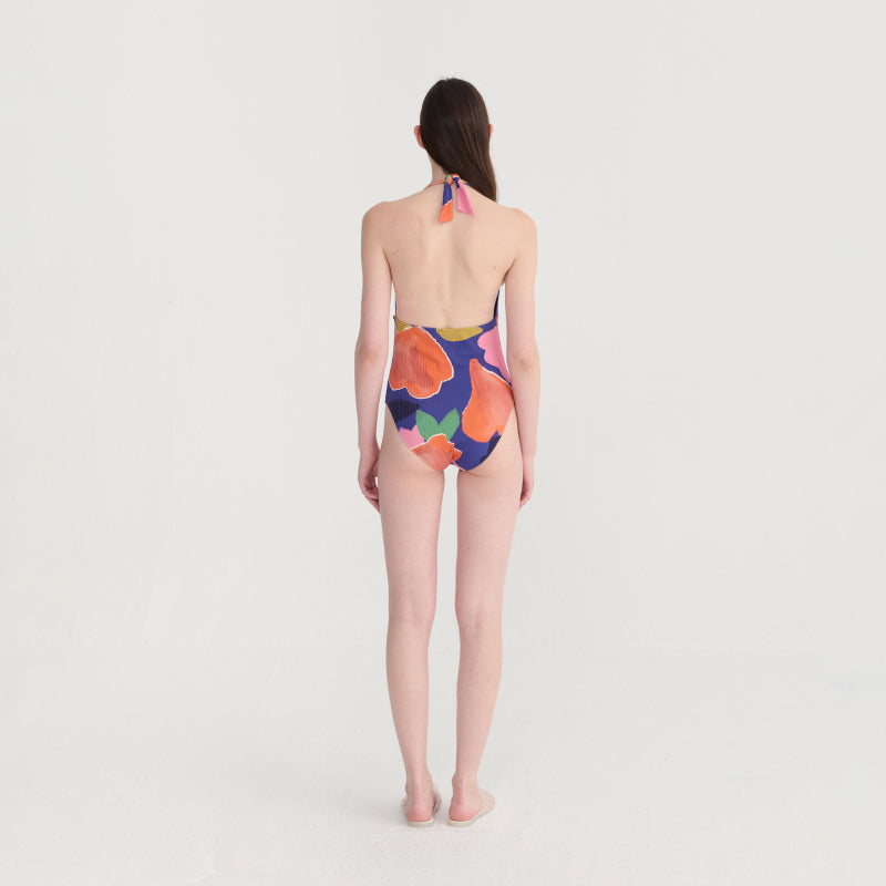 Bobo Choses Woman - Blooming Colour pattern V-neck swimsuit | Scout & Co