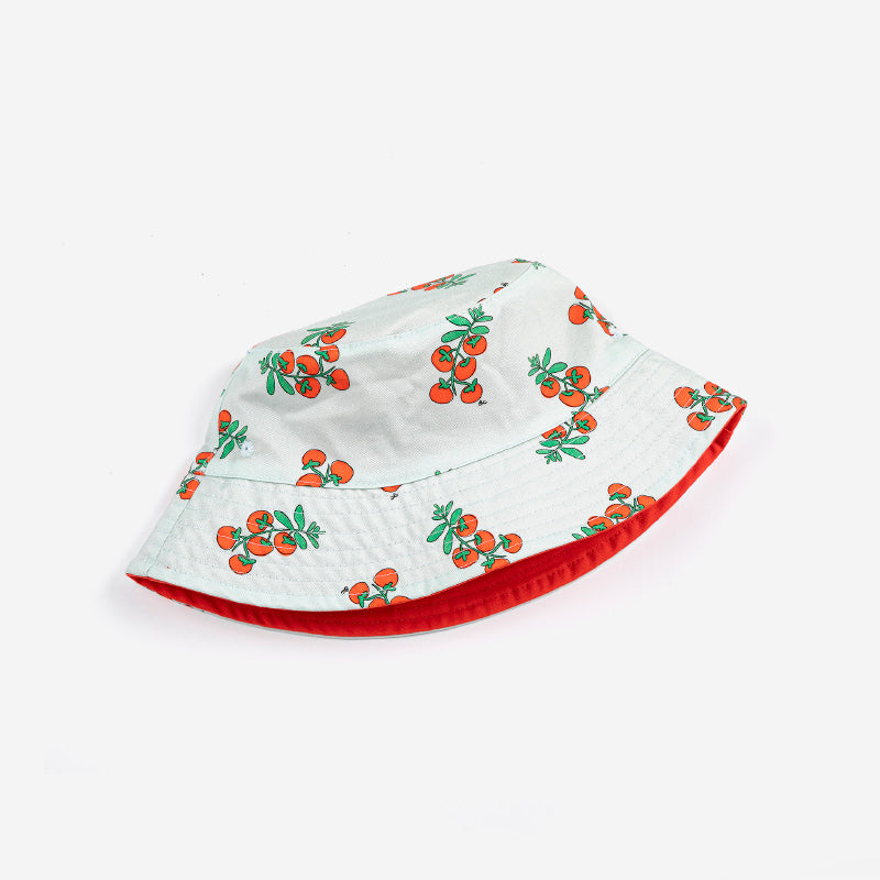 Bobo Choses - Juicy Tomatoes all-over reversible hat - baby | Scout & Co