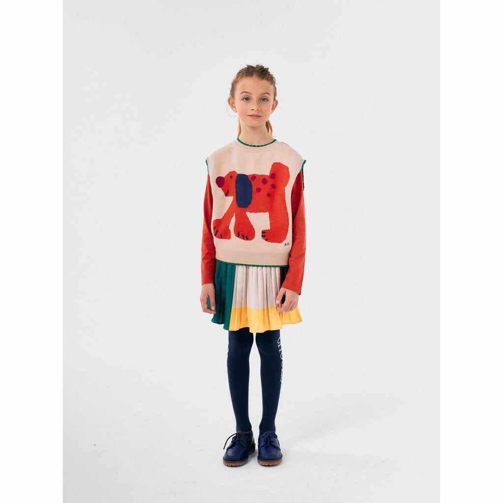 Bobo Choses - Colour Block pleated woven skirt | Scout & Co