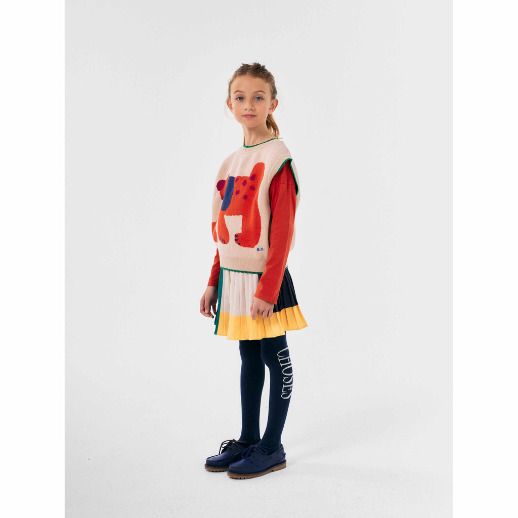 Bobo Choses - Colour Block pleated woven skirt | Scout & Co