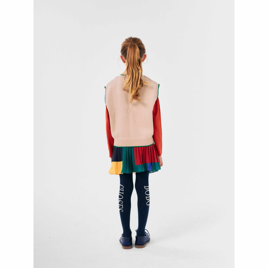 Bobo Choses - Colour Block pleated woven skirt | Scout & Co