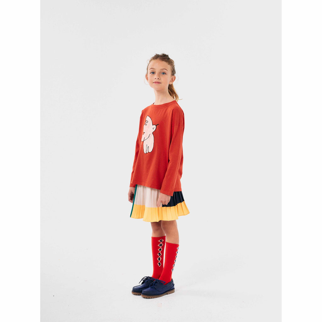 Bobo Choses - Colour Block pleated woven skirt | Scout & Co