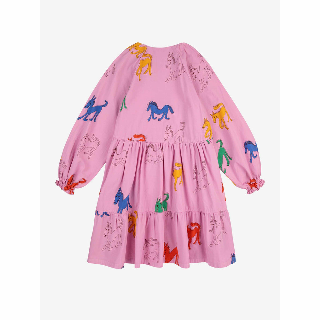 Bobo Choses - Wonder Horse all-over woven dress | Scout & Co