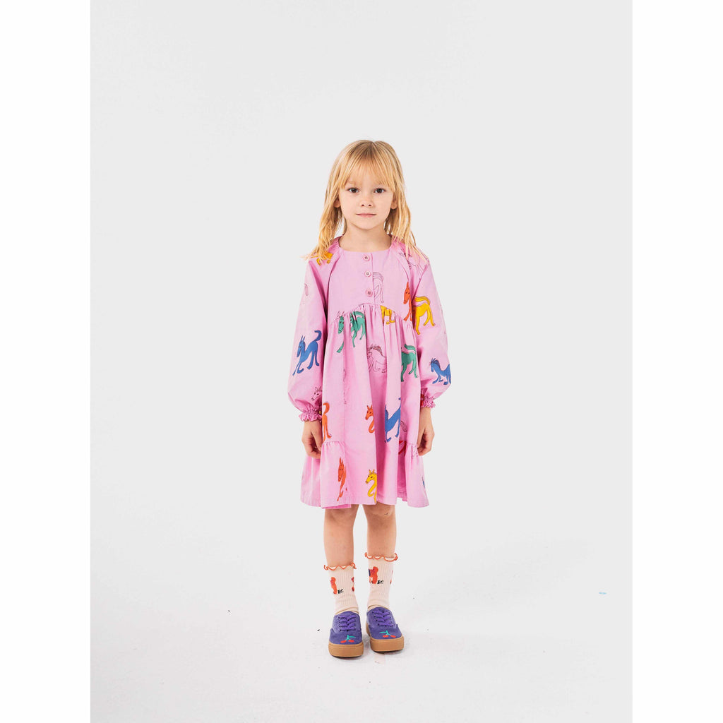 Bobo Choses - Wonder Horse all-over woven dress | Scout & Co