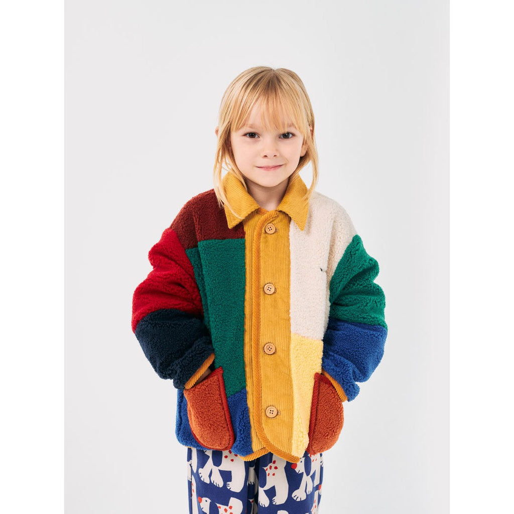 Bobo Choses - Colour Block sheepskin jacket | Scout & Co