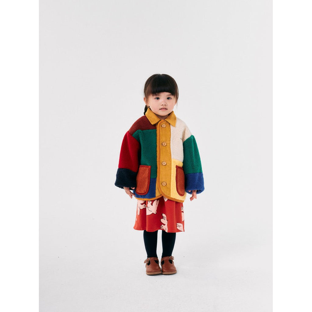 Bobo Choses - Colour Block sheepskin jacket | Scout & Co