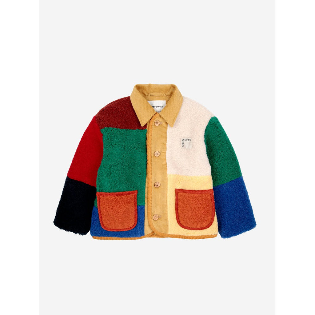 Bobo Choses - Colour Block sheepskin jacket | Scout & Co