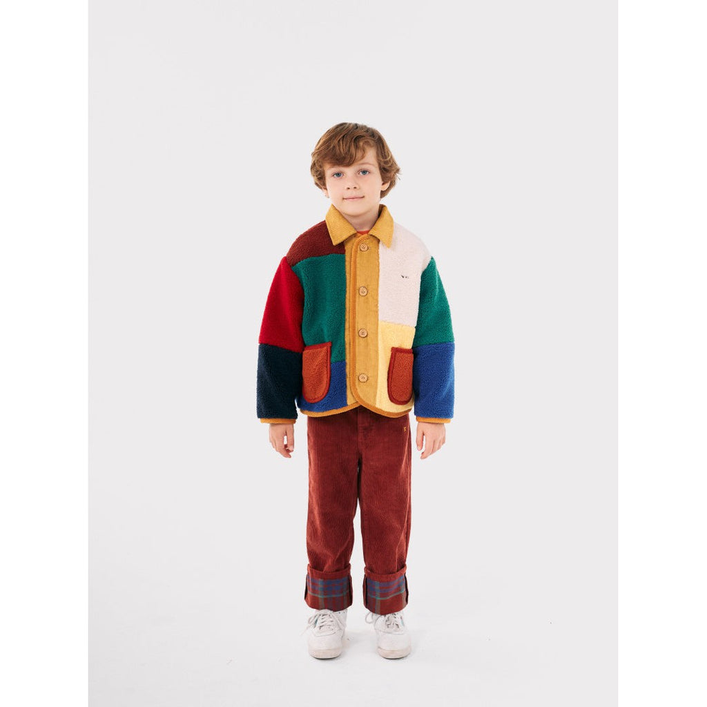 Bobo Choses - Colour Block sheepskin jacket | Scout & Co