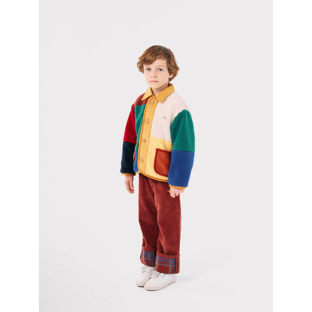 Bobo Choses - Colour Block sheepskin jacket | Scout & Co