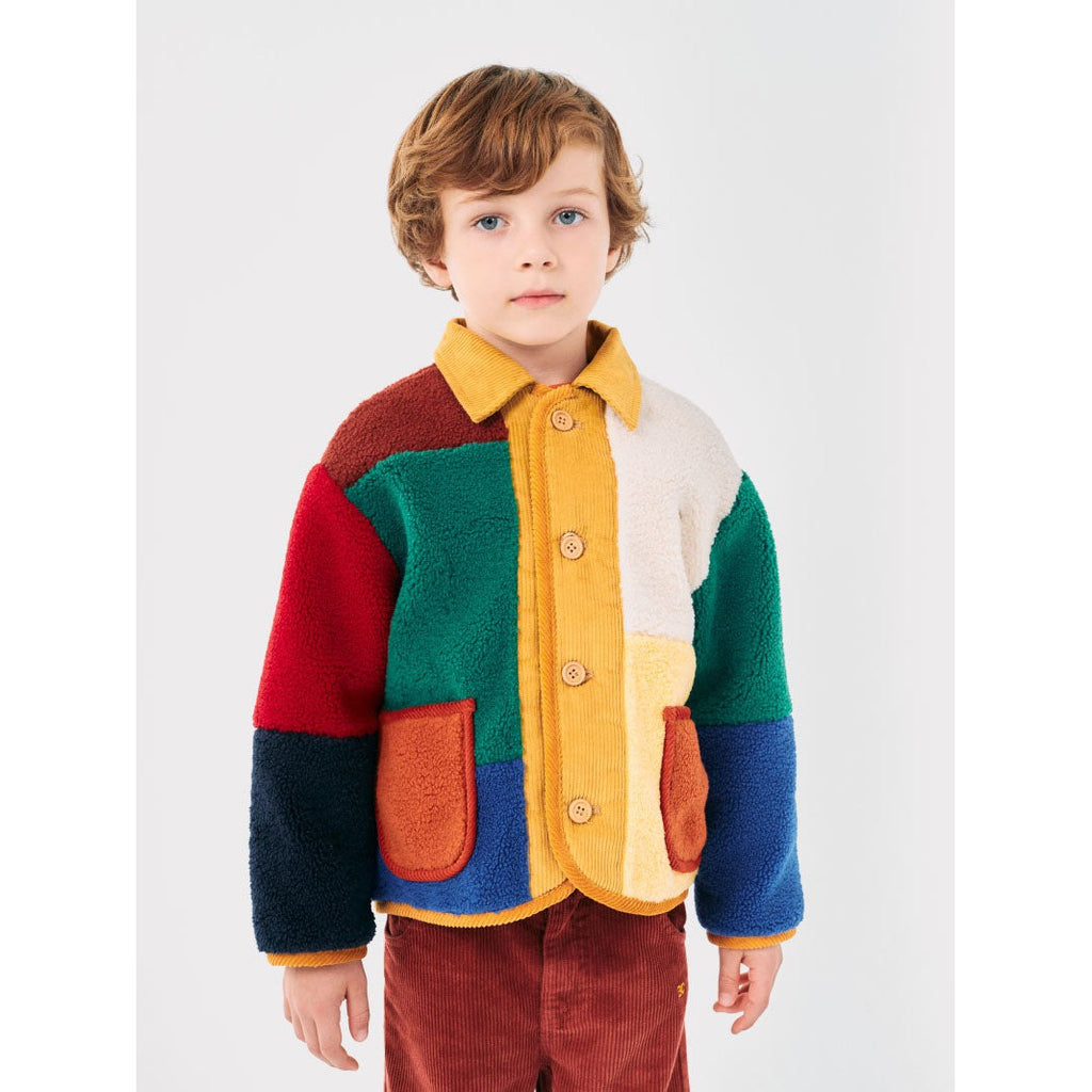 Bobo Choses - Colour Block sheepskin jacket | Scout & Co