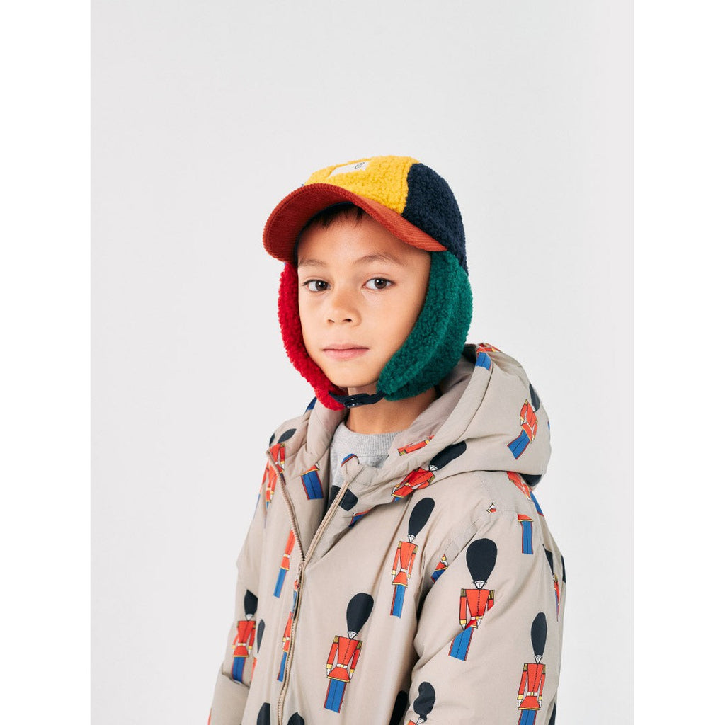 Bobo Choses - Colour Block sheepskin chapka hat | Scout & Co