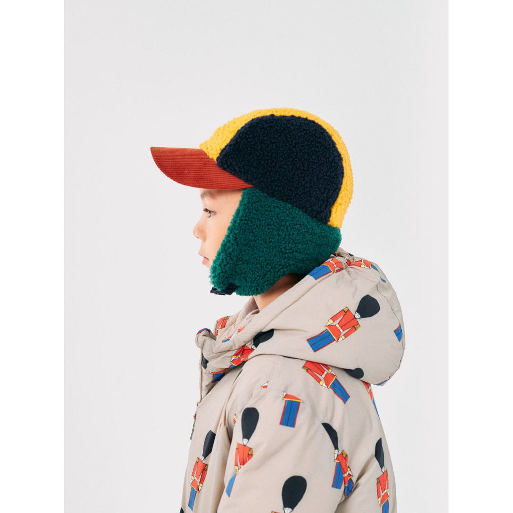 Bobo Choses - Colour Block sheepskin chapka hat | Scout & Co