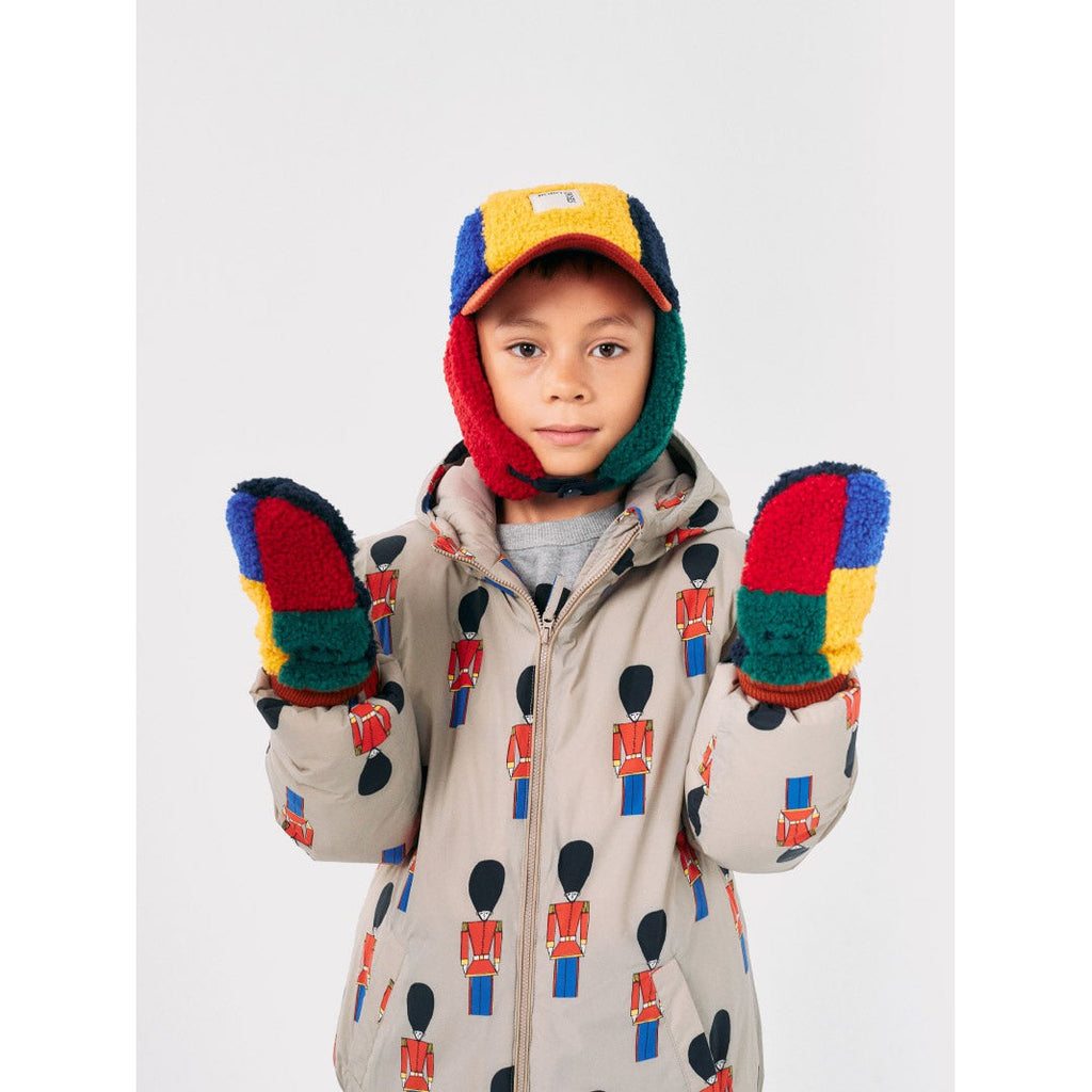 Bobo Choses - Colour Block sheepskin chapka hat | Scout & Co