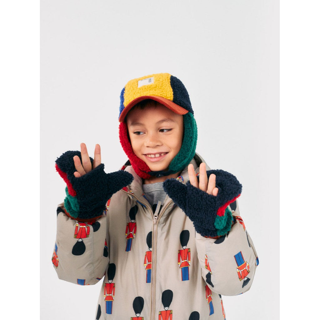 Bobo Choses - Colour Block sheepskin chapka hat | Scout & Co