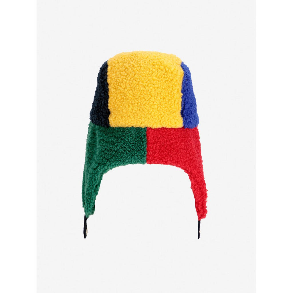 Bobo Choses - Colour Block sheepskin chapka hat | Scout & Co