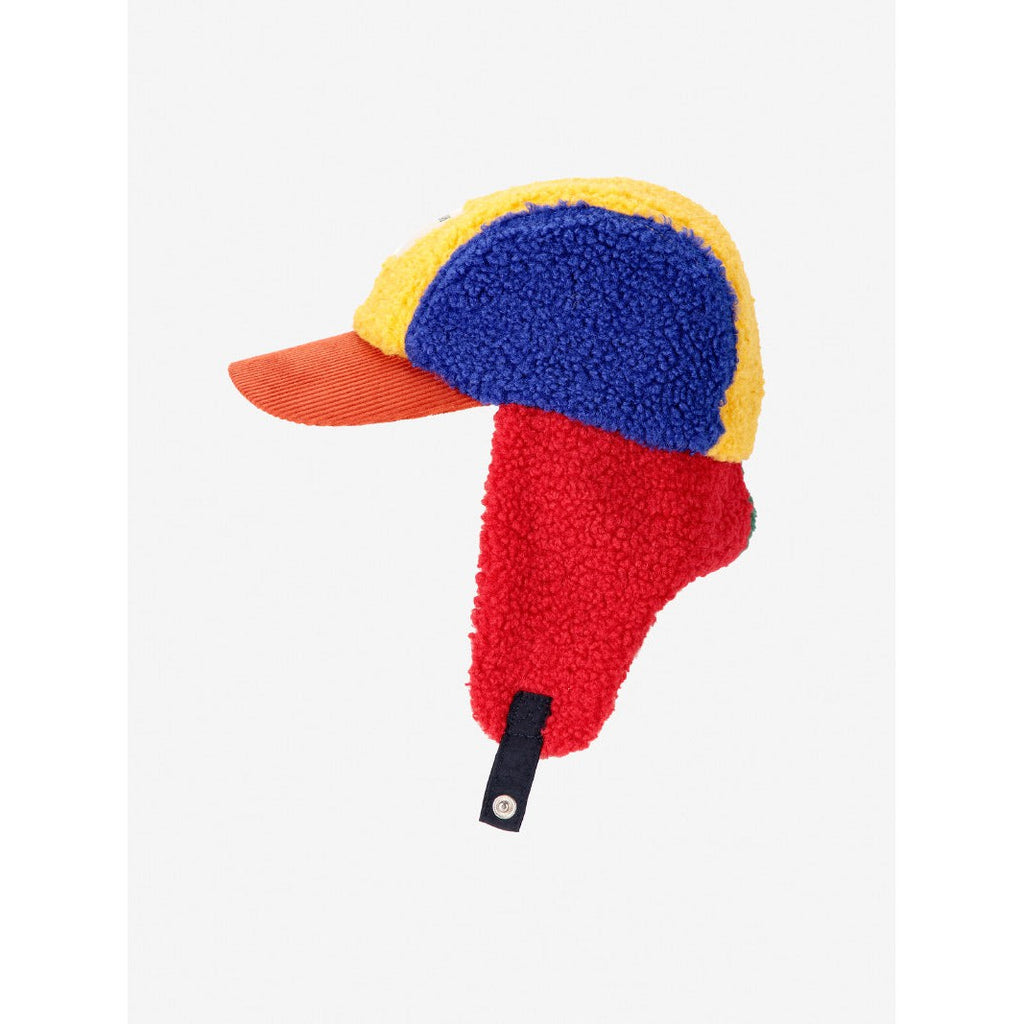 Bobo Choses - Colour Block sheepskin chapka hat | Scout & Co