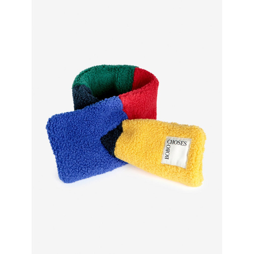 Bobo Choses - Colour Block sheepskin neck warmer | Scout & Co