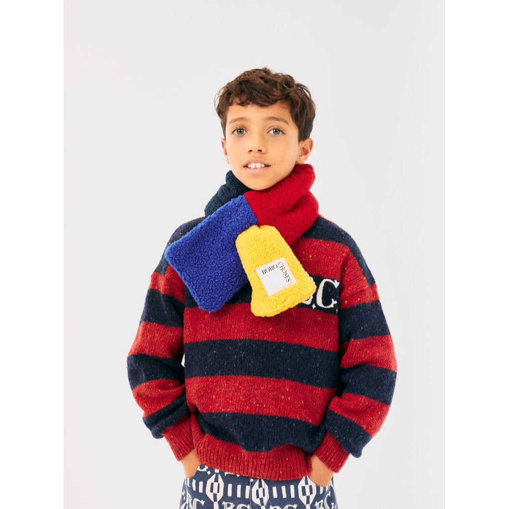 Bobo Choses - Colour Block sheepskin neck warmer | Scout & Co