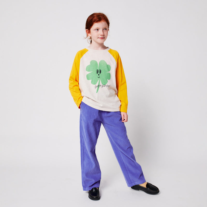 Bobo Choses - Lucky Clover raglan sleeves T-shirt | Scout & Co