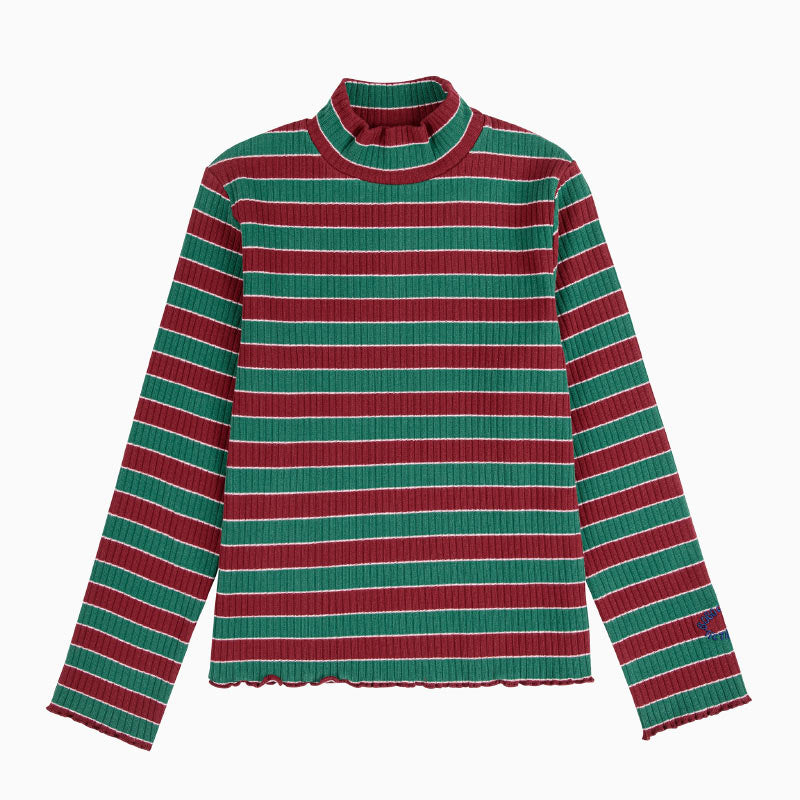 Bobo Choses - Multicolour Stripes turtleneck top | Scout & Co