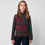 Bobo Choses - Multicolour Stripes turtleneck top | Scout & Co